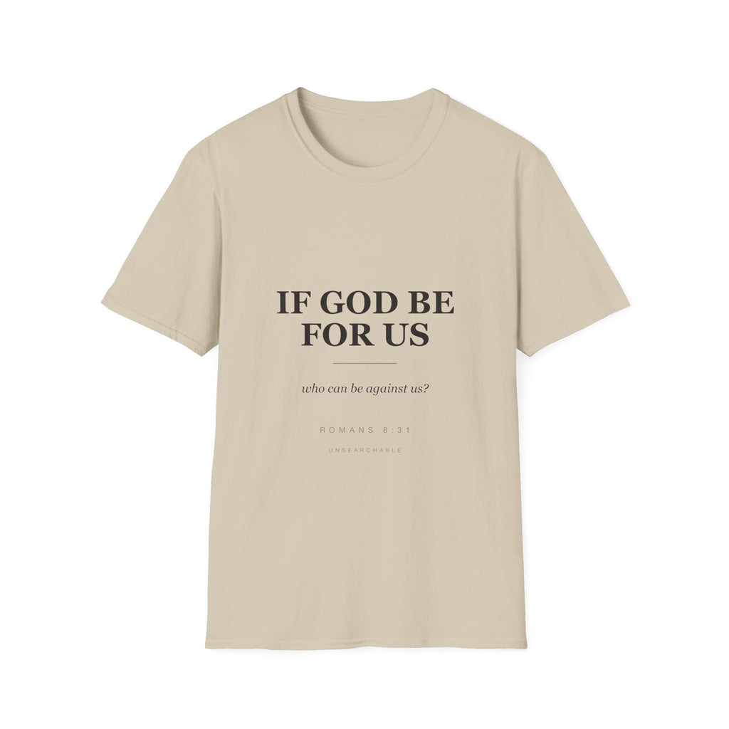 If God Be For Us — Romans 8:31 Tee (KJV)