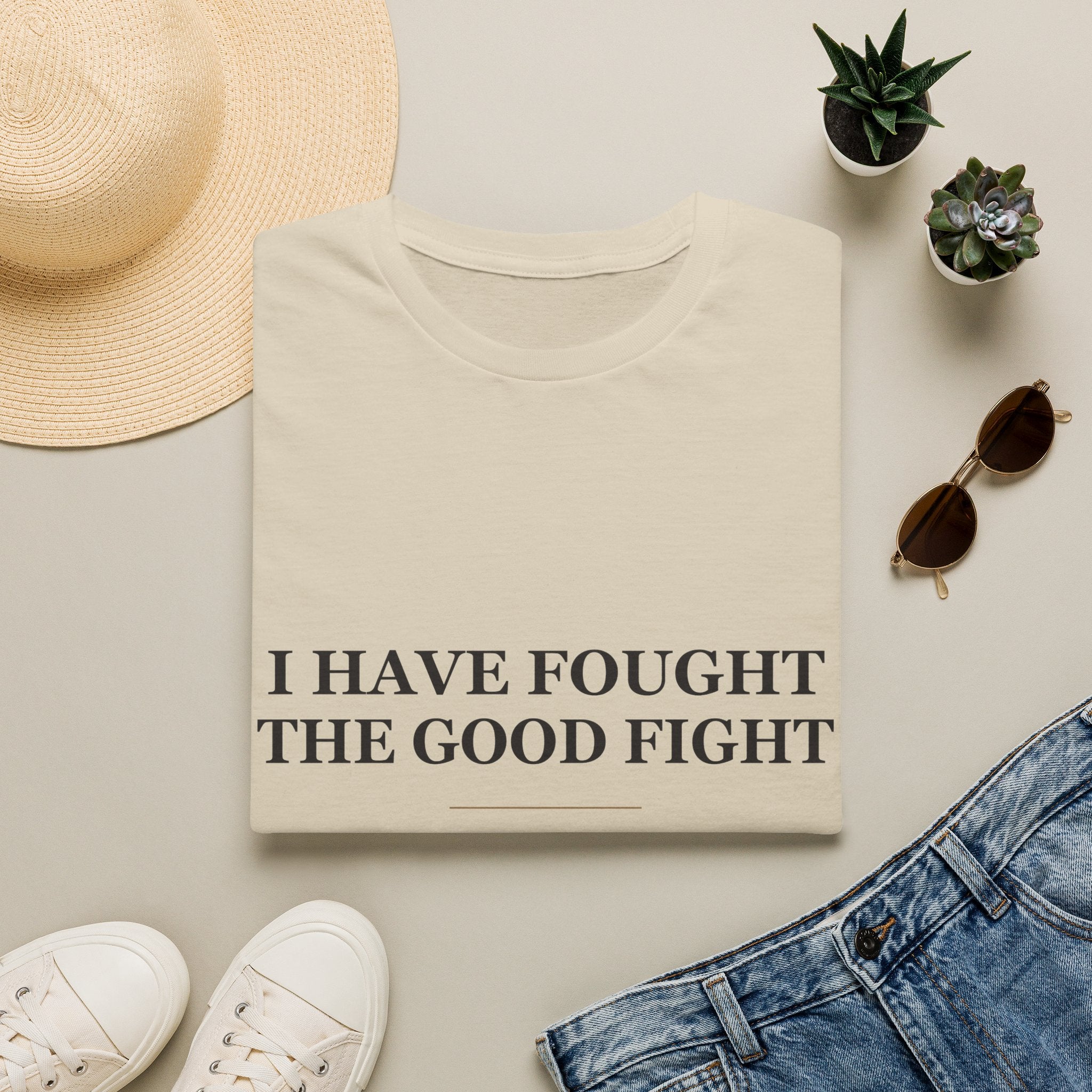The Good Fight — 2 Timothy 4:7 Tee (KJV)