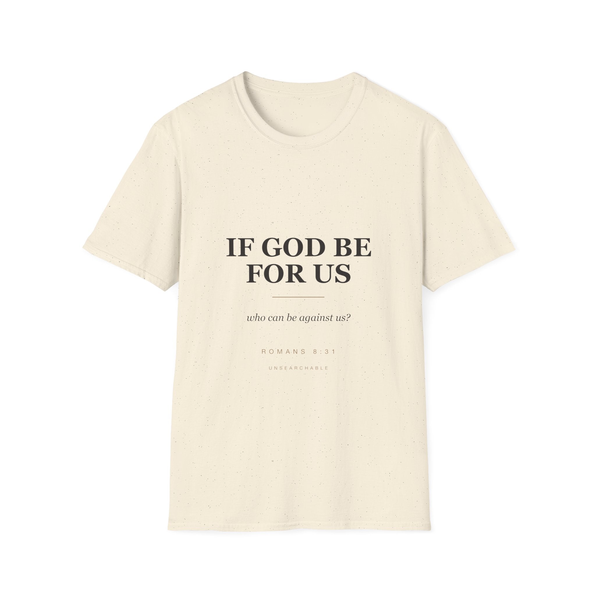 If God Be For Us — Romans 8:31 Tee (KJV)