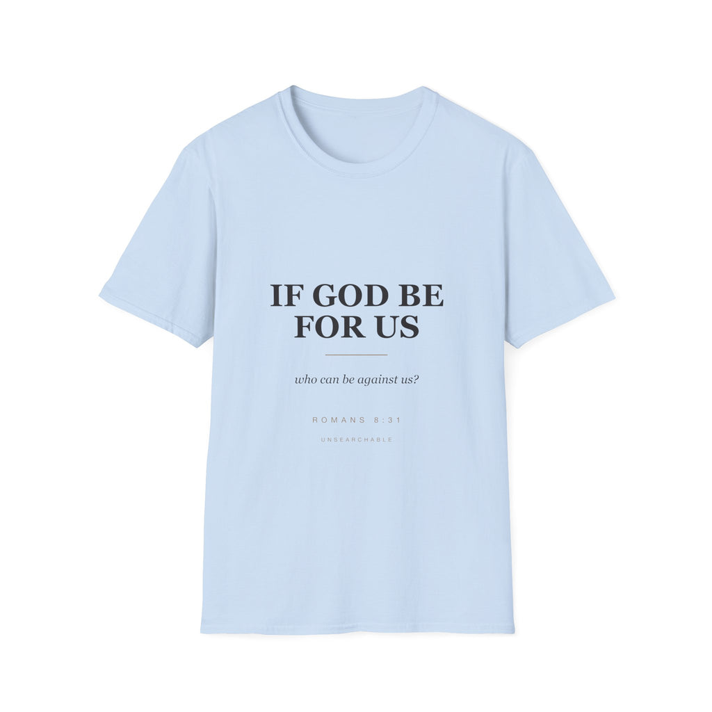 If God Be For Us — Romans 8:31 Tee (KJV)
