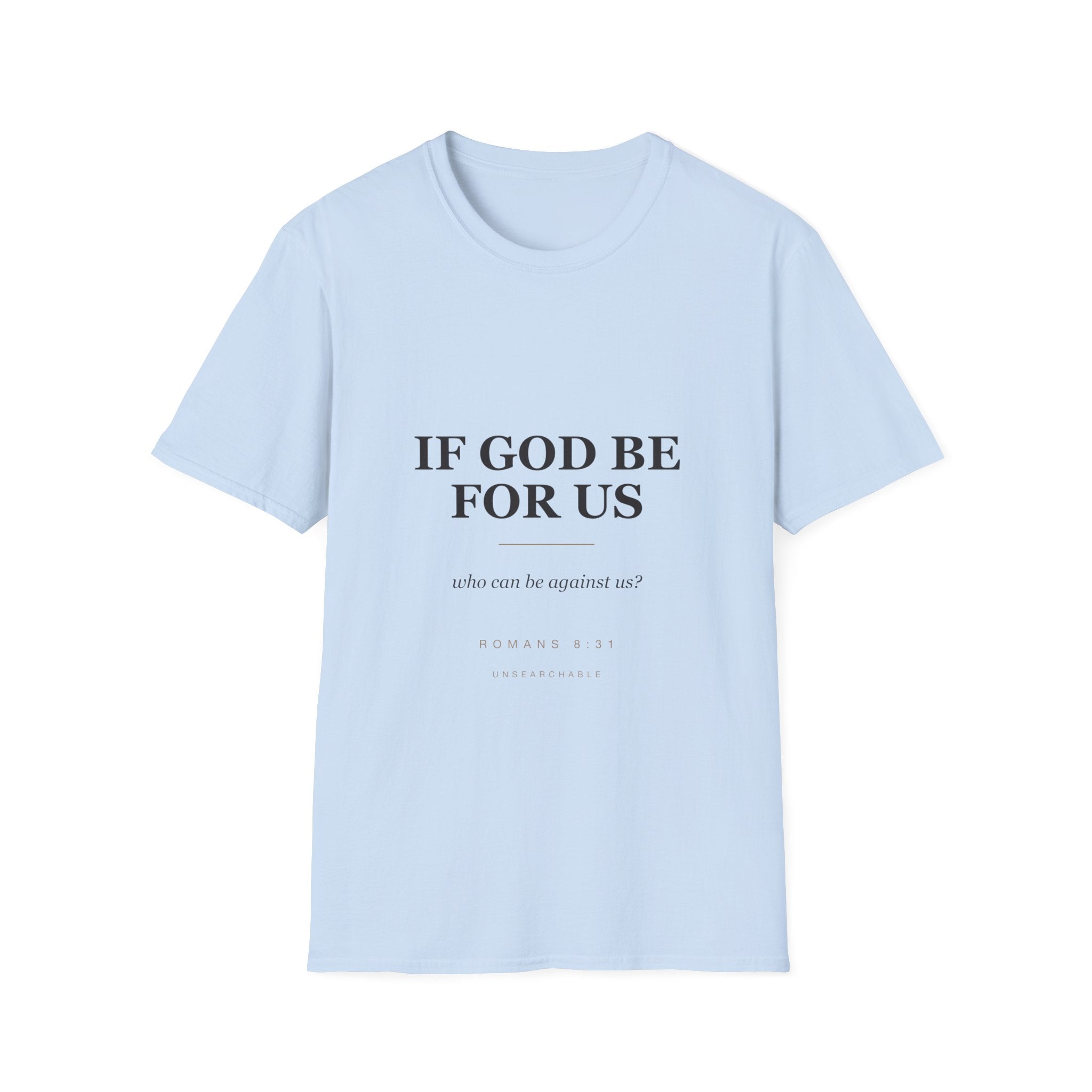 If God Be For Us — Romans 8:31 Tee (KJV)