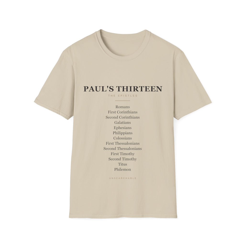 Paul's Thirteen — The Pauline Epistles Tee (KJV)