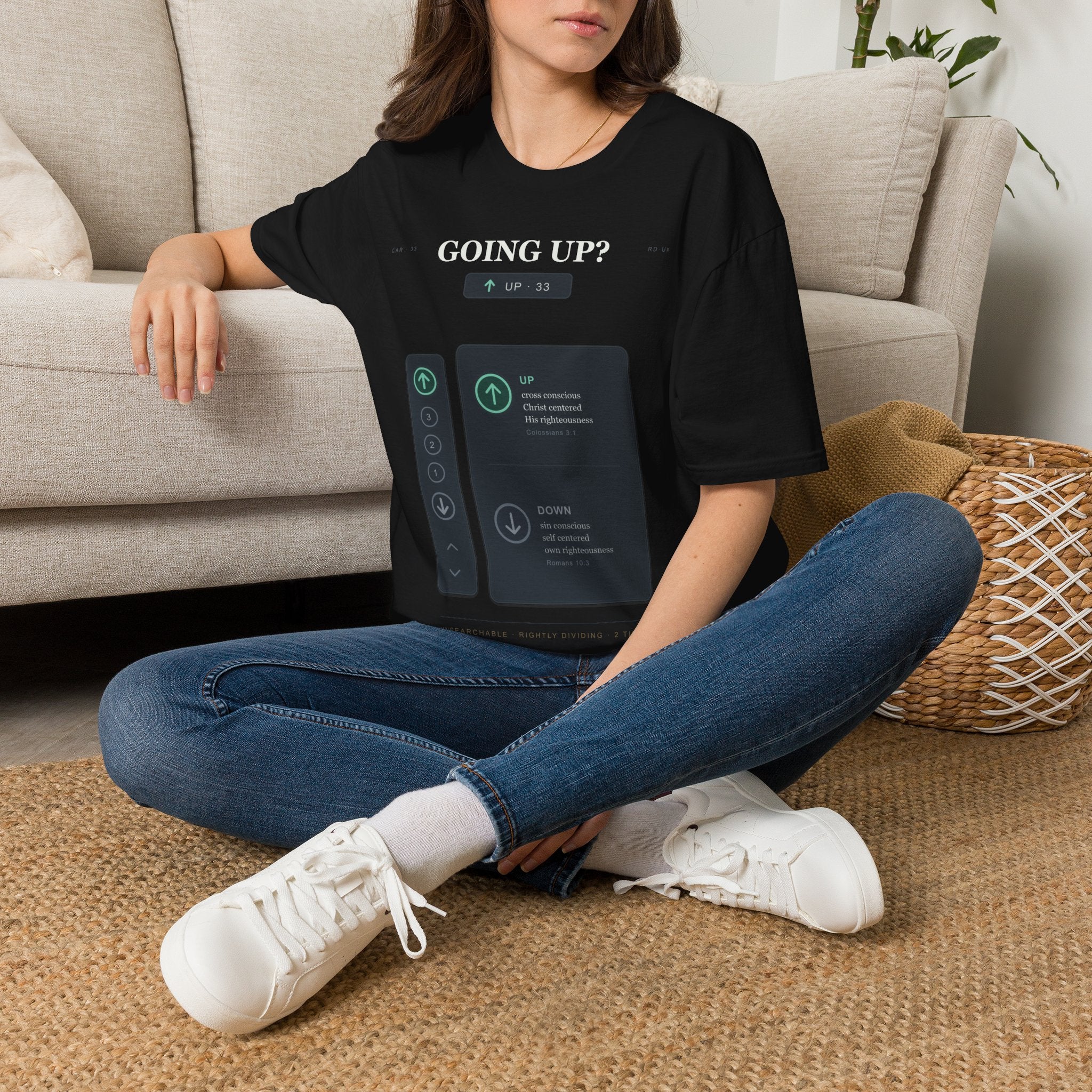Going Up? — Two Ways Tee (Rightly Divided)