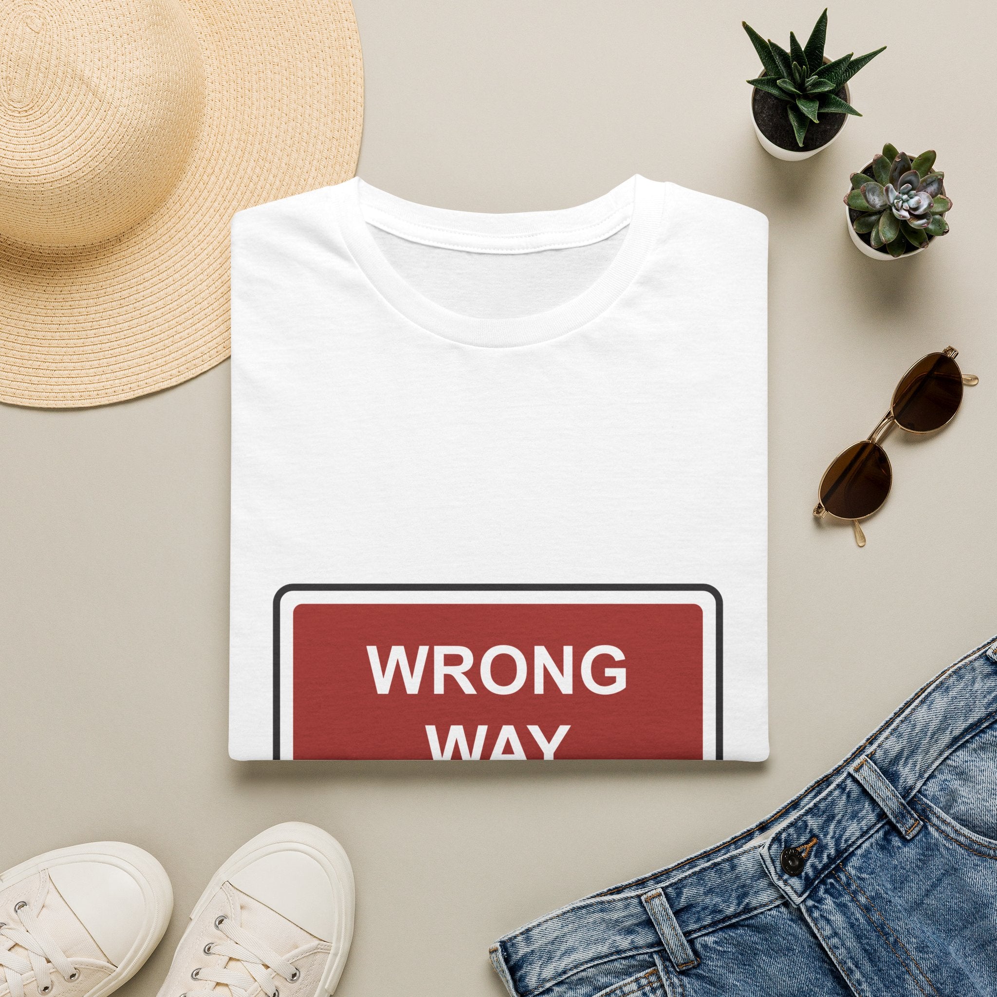 WRONG WAY — Your Own Righteousness Tee (Phil 3:9)