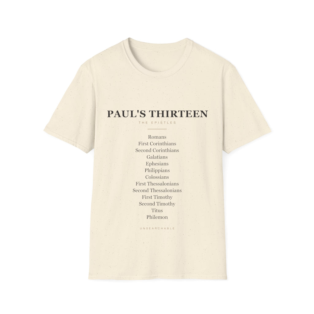 Paul's Thirteen — The Pauline Epistles Tee (KJV)