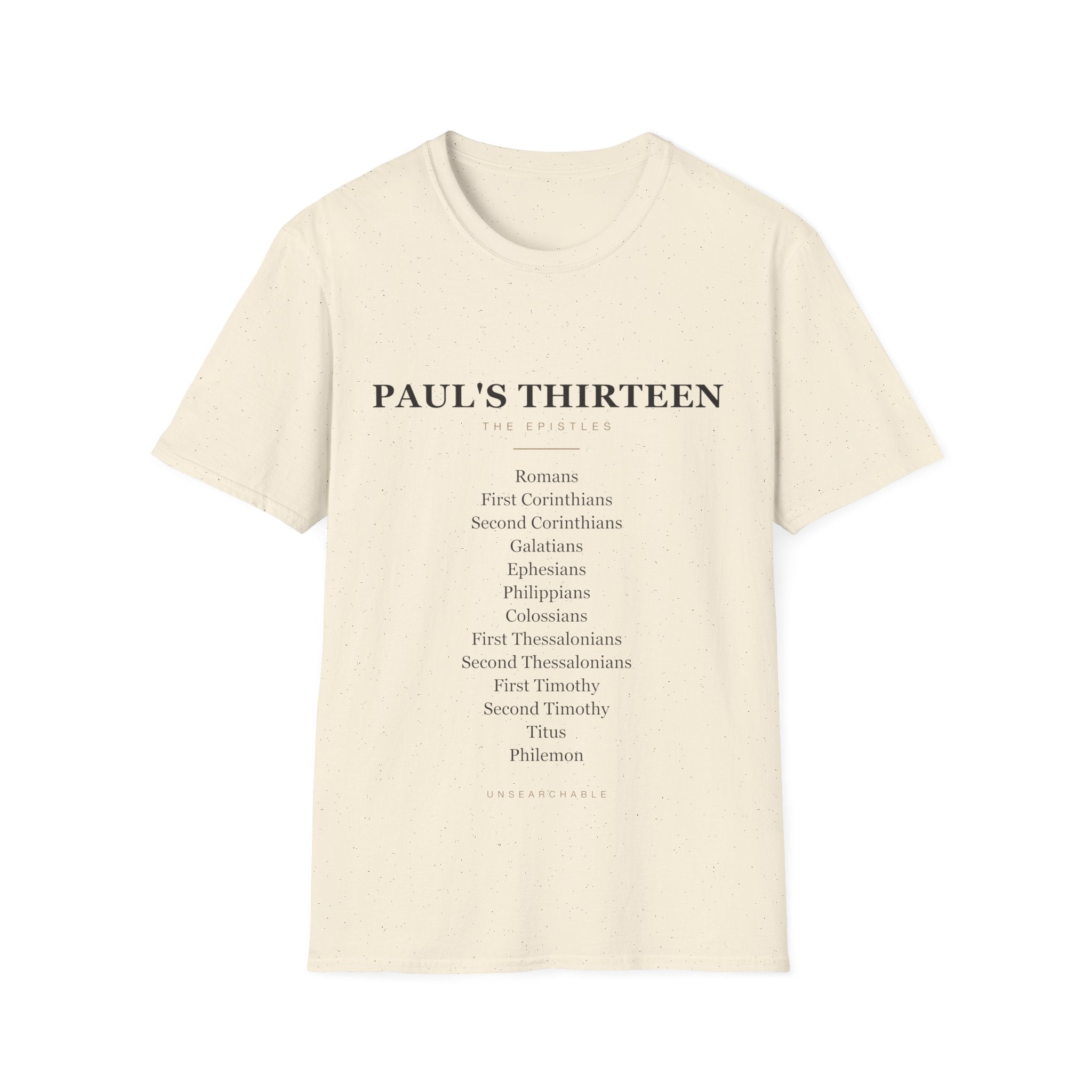 Paul's Thirteen — The Pauline Epistles Tee (KJV)