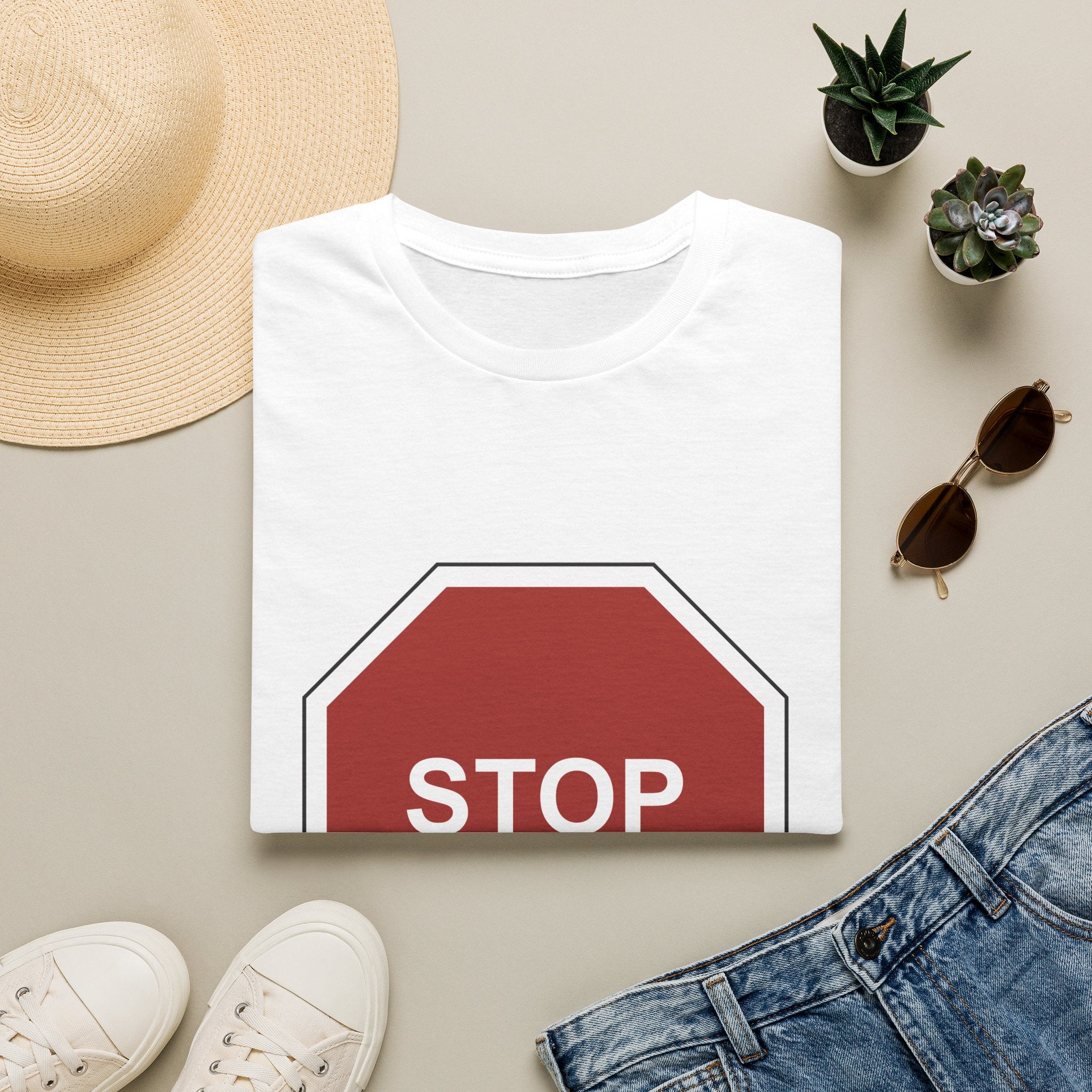 STOP — God Forbid Tee (Rom 6:1-2)