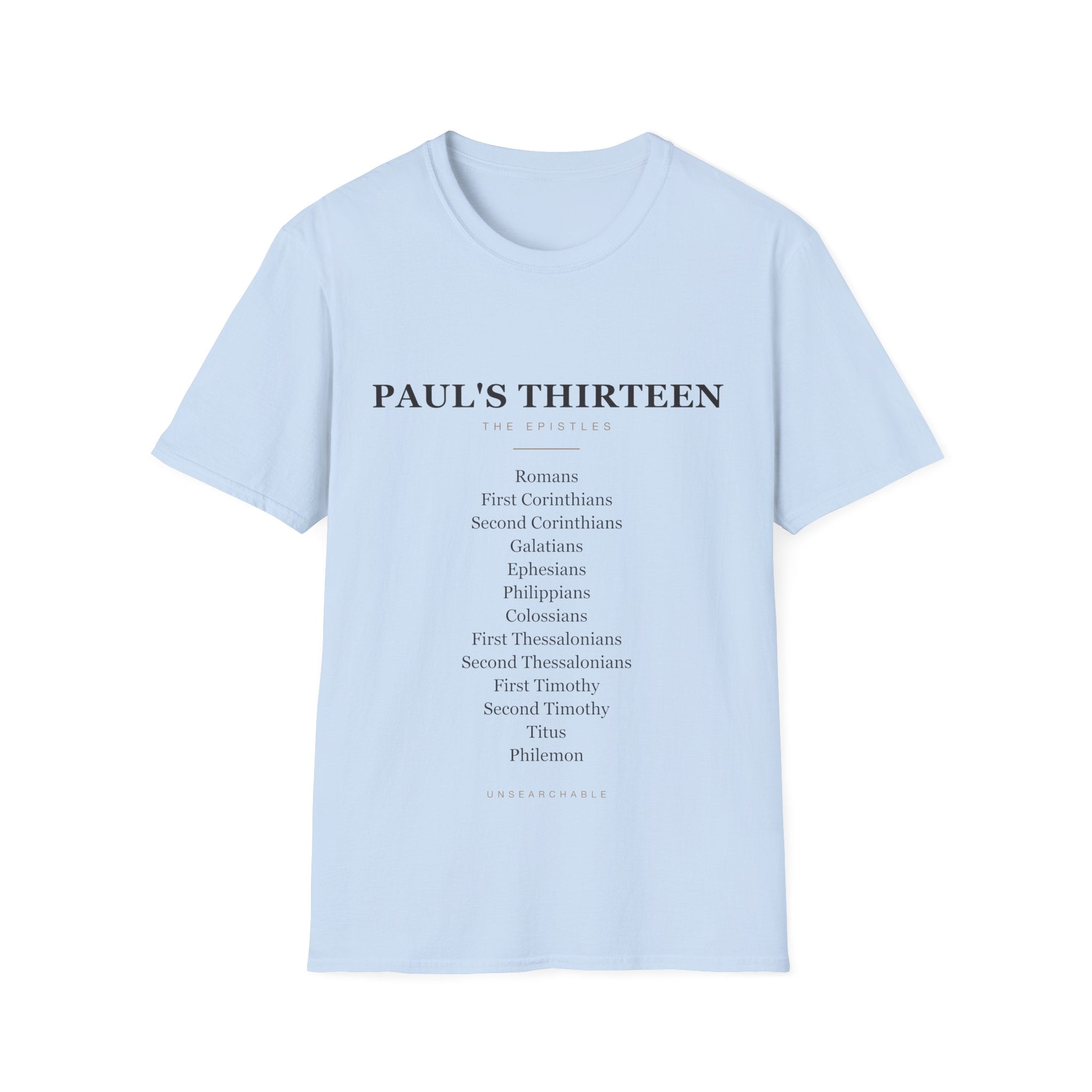 Paul's Thirteen — The Pauline Epistles Tee (KJV)