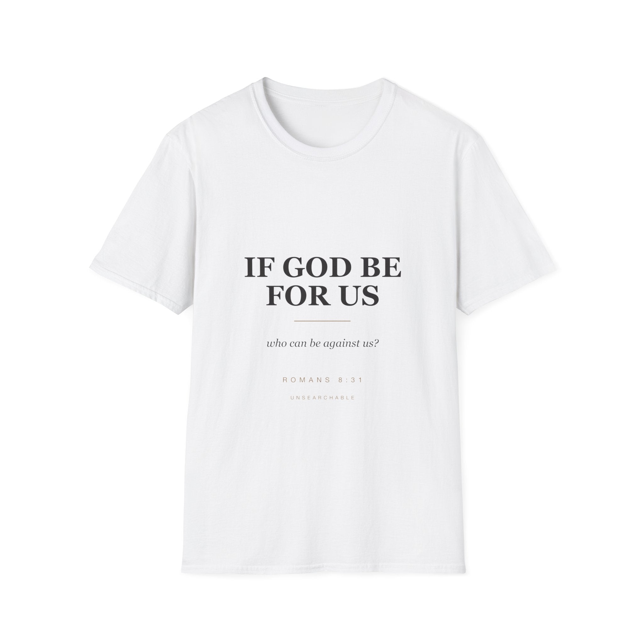 If God Be For Us — Romans 8:31 Tee (KJV)