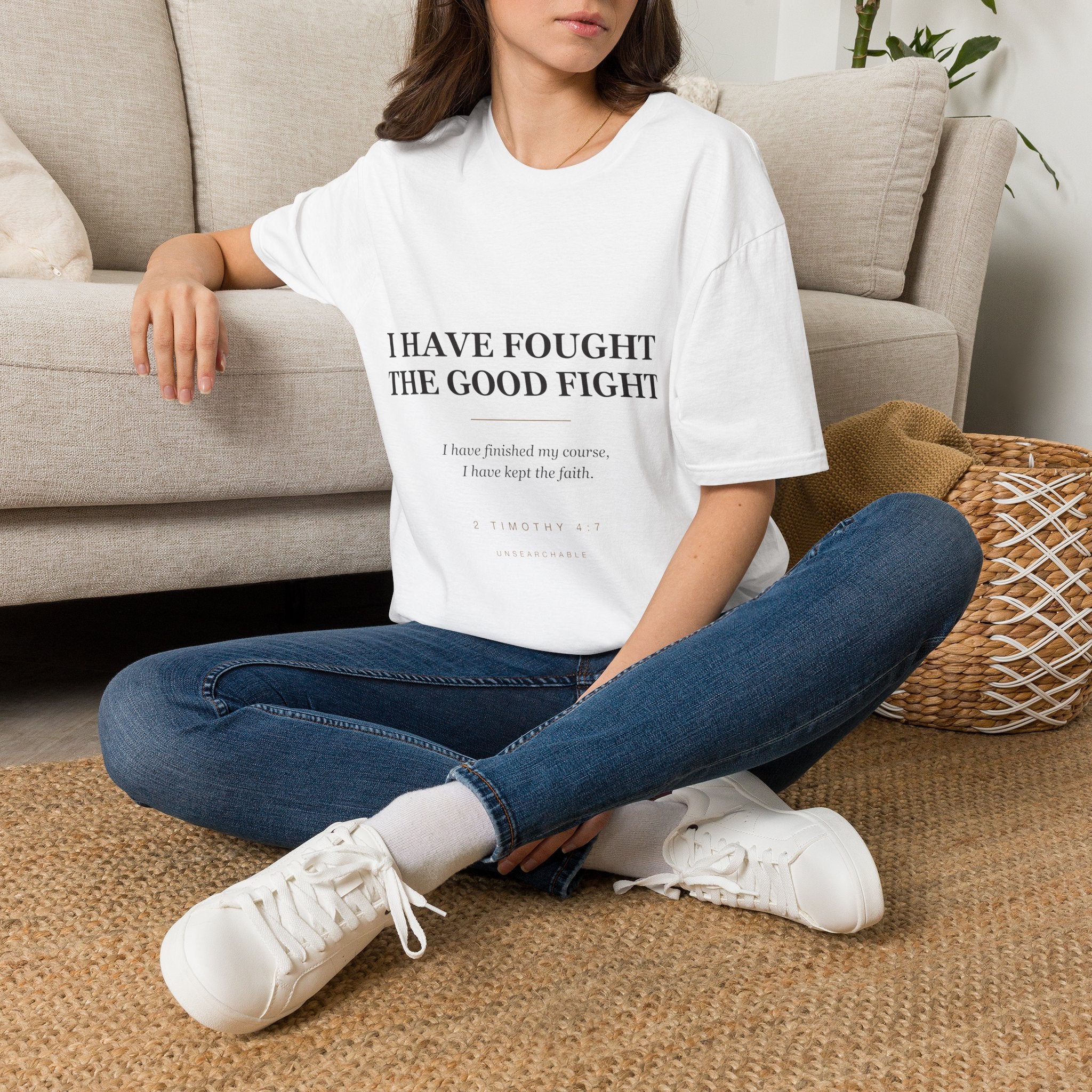 The Good Fight — 2 Timothy 4:7 Tee (KJV)