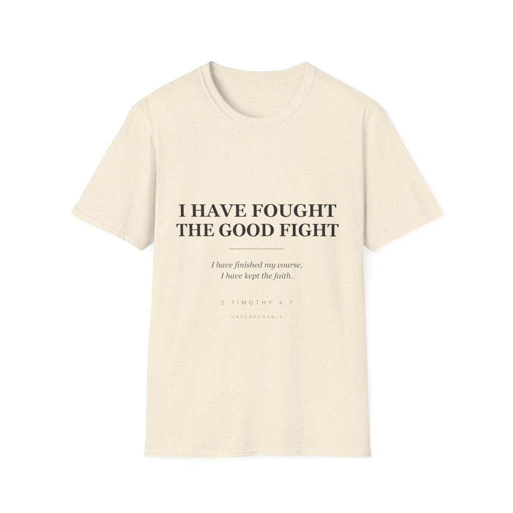 The Good Fight — 2 Timothy 4:7 Tee (KJV)