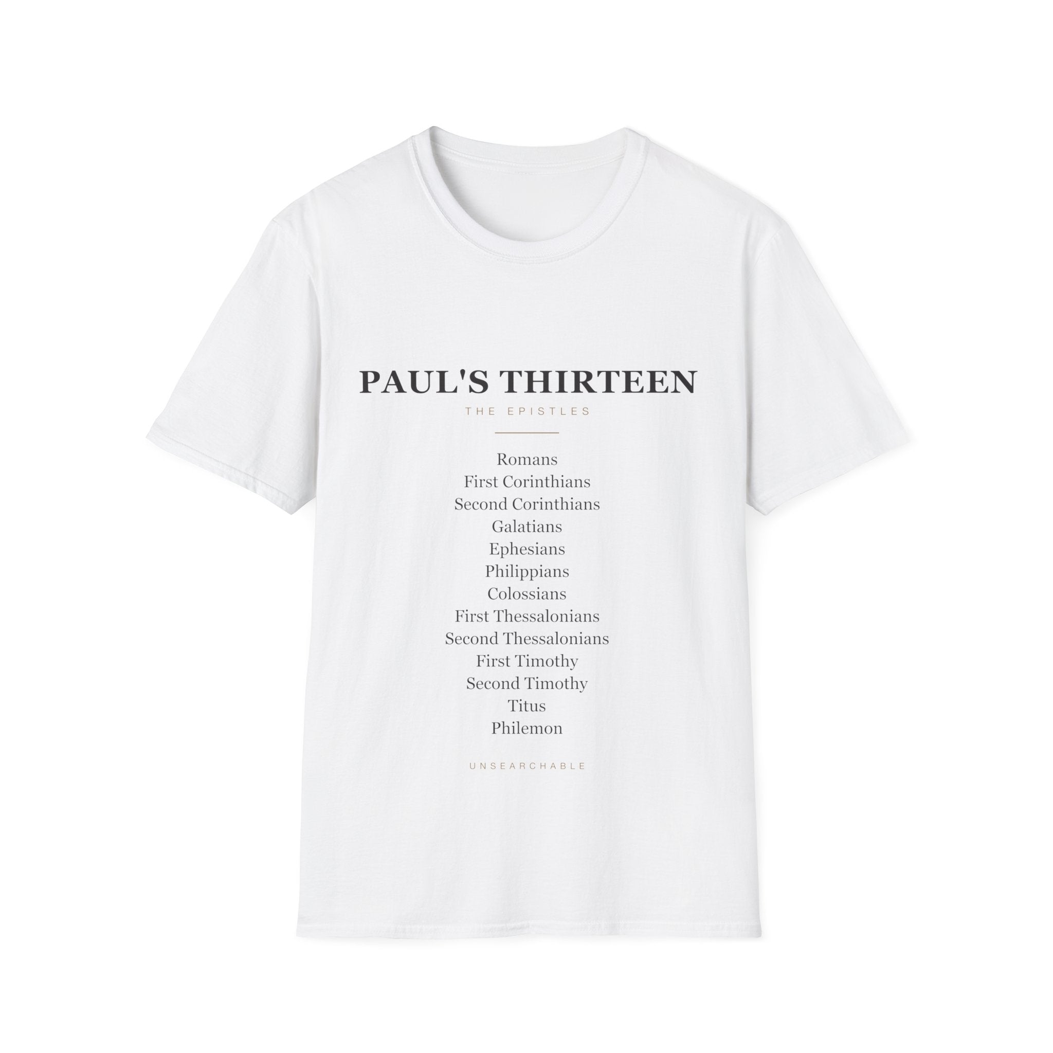 Paul's Thirteen — The Pauline Epistles Tee (KJV)