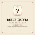 Bible Trivia Bundle — Printable Quiz Pack + Offline Interactive Game (165 Questions)